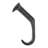 Conkling Metal 6 - Hook Wall Hook