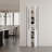 Tempered Wavy Glass and Manufactured Wood Pivot Doors with Hardware Kit-92659090