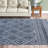 Phyllis Machine Washable Diamond Trellis Area Rug-872656235