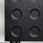 Simple Household Black Accent Cabinet