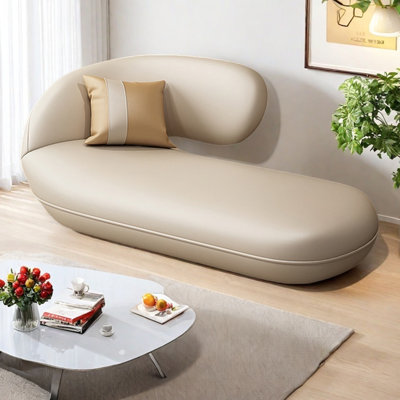 Fauteuil inclinable en similicuir léger et luxueux