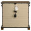 Table de chevet 2 tiroirs Brown Cherry