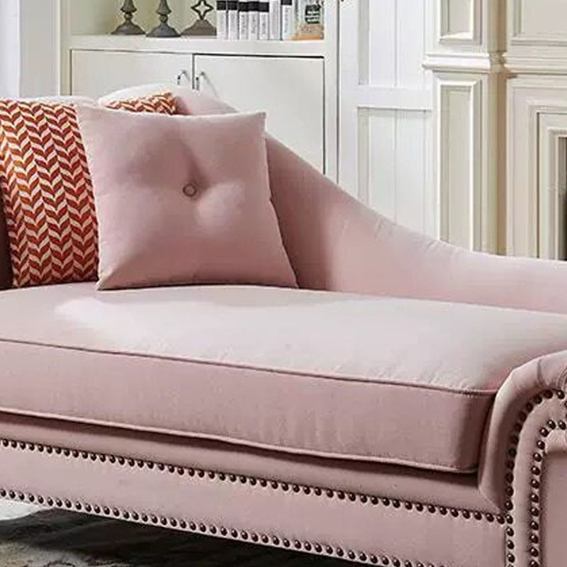 Chaise longue décontractée au design luxueux et simplifié, Left Hand Facing