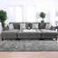 Repose-pieds de style contemporain avec repose-pieds en chenille 1pc