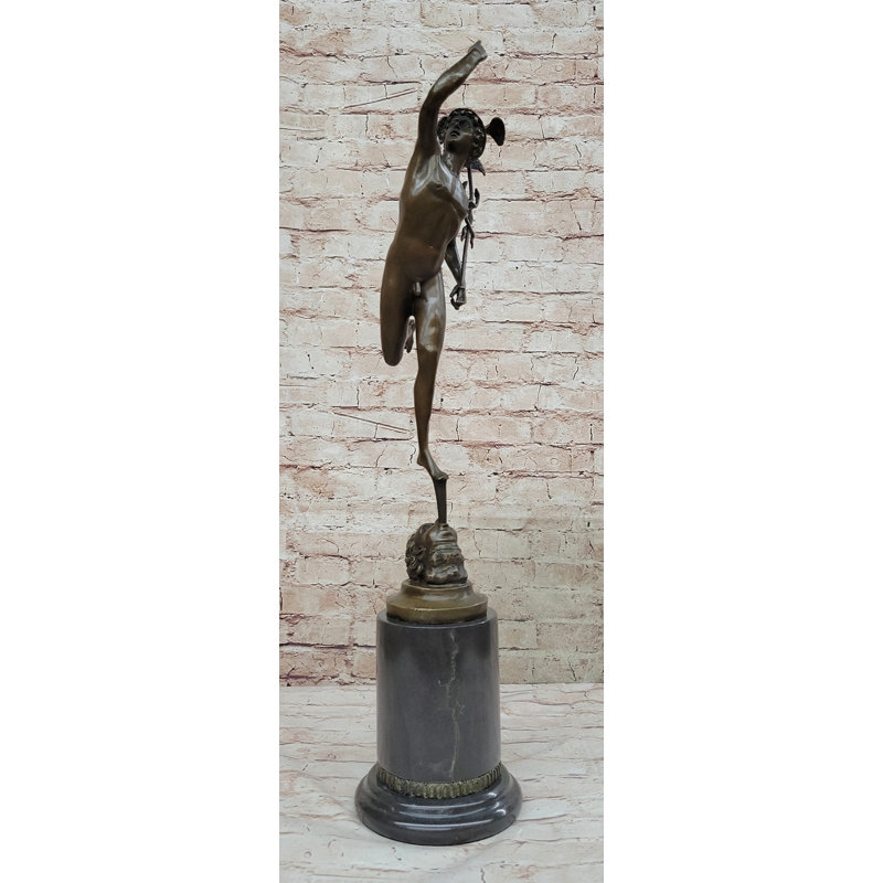 Botalla superbe statue de mercure Hermes