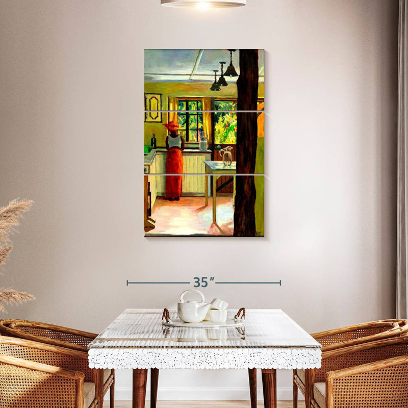 Leisha African Kitchen, 32" H x 20" W