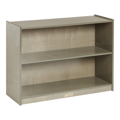 ECR4Kids 2-Shelf Mobile Single-Sided Storage Cabinet, Classroom Furniture