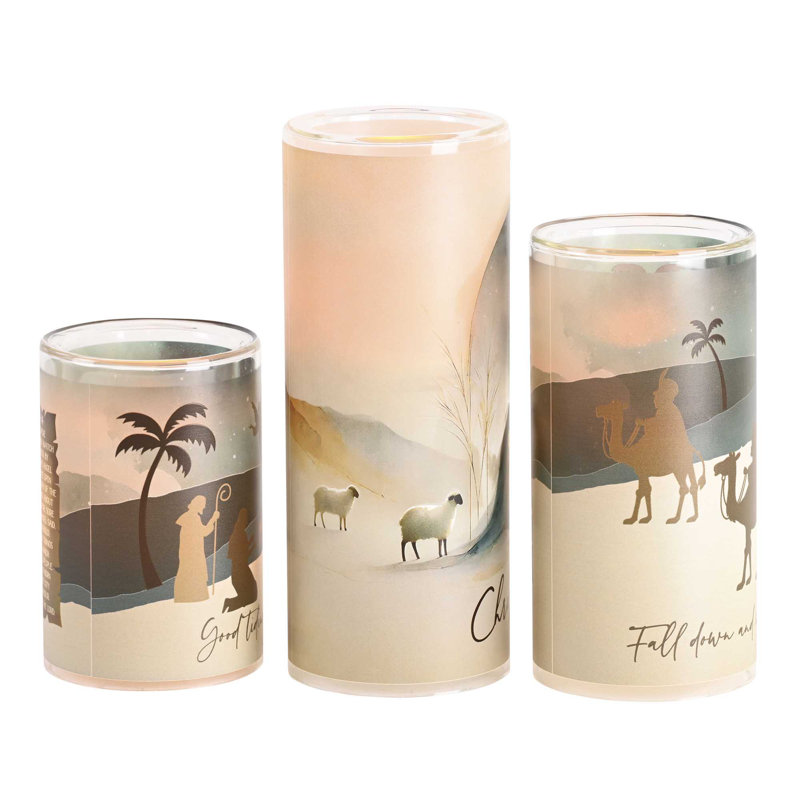 Candleholder Set Nativity