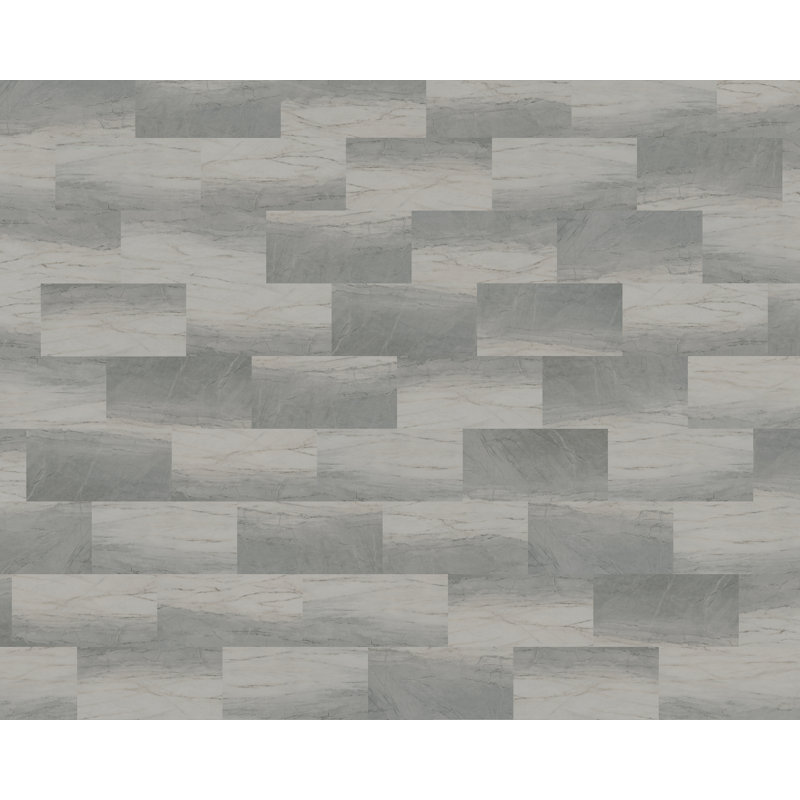 Carreau de vinyle ADURA®Flex avec Microban® Arctique 12 po x 24 po x 2,5 mm avec couche d'usure de 20 mil, Glacier