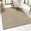 Brodyn Hand Woven Boucle Chunky Jute Ivory Rug-1880465392