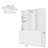 9-Drawer Tall Lingerie Chest With Makeup Mirror & 7 Shelves