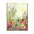 Toile avec cadre flottant brun