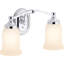 Bancroft 2 Light Indoor Bathroom Vanity Light Fixture, Position Facing Up or Down, UL Listed-2080513845