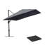 Parasol en porte-à-faux carré gris 120 po-1418162998-1453079298