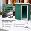 Brayle 5 ft. x 3 ft. Galvanised Steel Pent Storage Shed