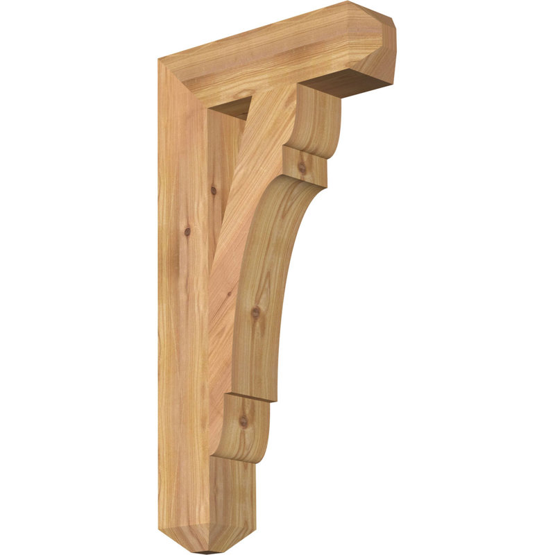 Support pour artisan olympique, Cèdre rouge de l'Ouest (lisse), H 26 po x l 3,5 po x P 14 po