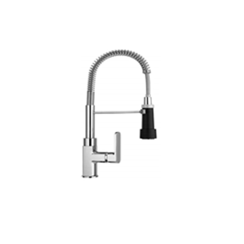 Piralla Ovo Pull Down Kitchen Faucet, Brushed Nickel