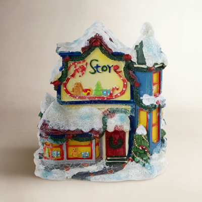 4" Christmas Toy Store Village Building