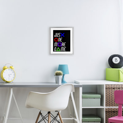 One More Game with Symbols, reproduction encadrée sous verre, conception de Kim Allen