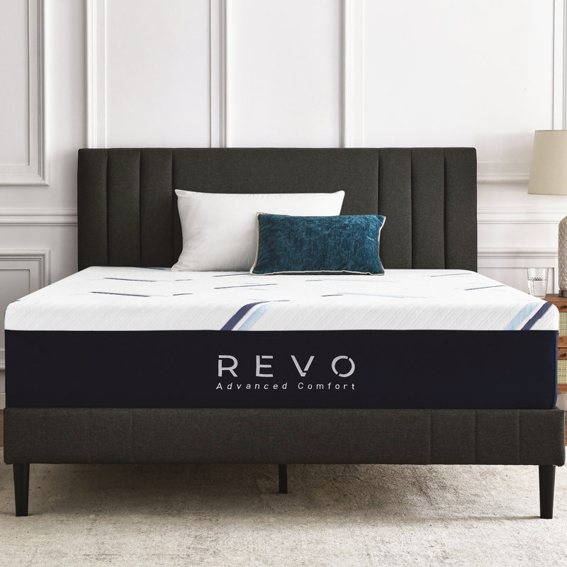 Matelas en mousse viscoélastique gélifiée 12 pouces Revo Sleep, Très grand lit