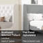 Lit plateforme tapissier Kewania Bedback-688915722-688915723