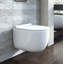 Toilette allongée murale à double chasse Nebula-39076352