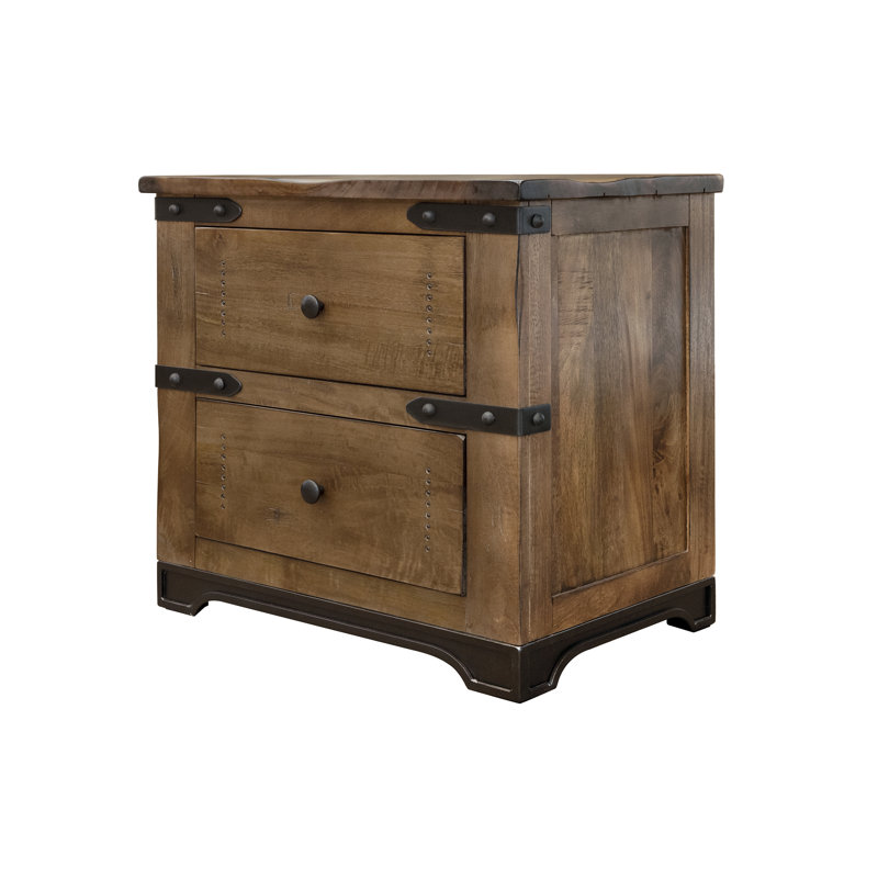 Table de chevet 2 tiroirs Charmie