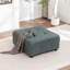 Ashyiah 32'' Wide Upholstered Tufted Ottoman-879819235