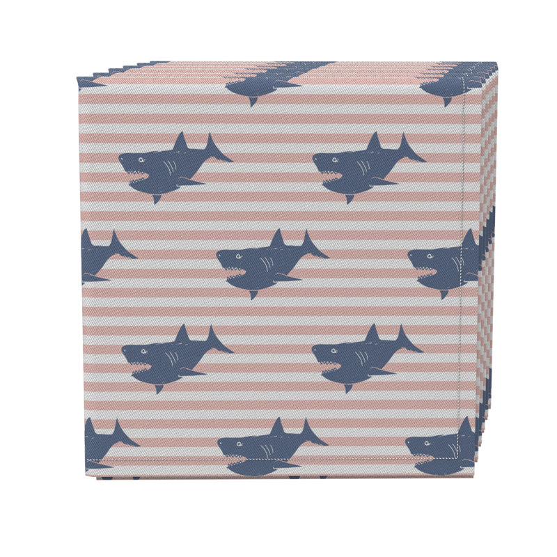 Cotton Twill Nautical Square Napkin