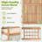 4 Pcs Wood Patio Furniture Set With Soft Seat Cushions Solid Acacia Wood Frame-978497268