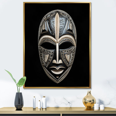 Ethnique masque africain traditionnel sur toile - Tribal africain