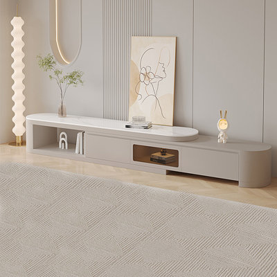 Modern simple telescopic storage cabinet TV stand