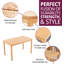 4 - Person Solid Oak Dining Set-87460711