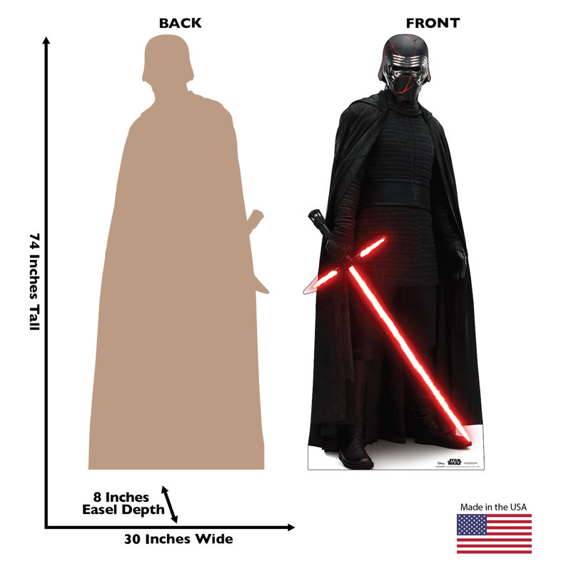 Accroche en carton kylo ren ( "étoile guerres ix)"