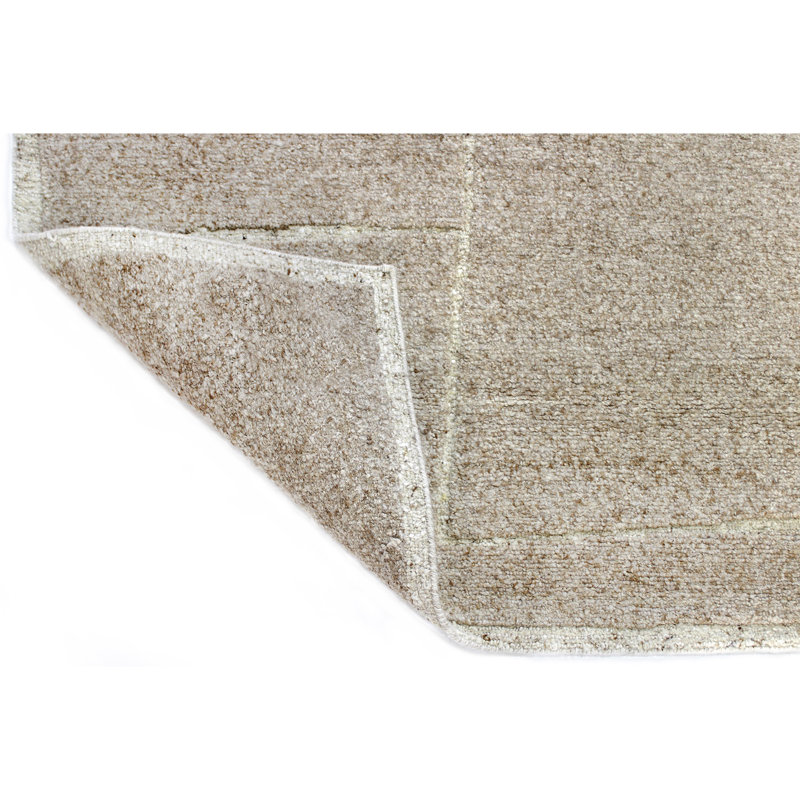Handmade Wool Area Rug, Rectangle 6' x 9'