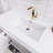 Spring Single Bathroom Vanity with Acrylic Top-2051993419