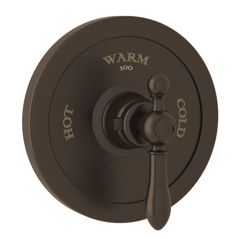 Arcana 3/4" Thermostatic Trim Without Volume Control, Tuscan Brass
