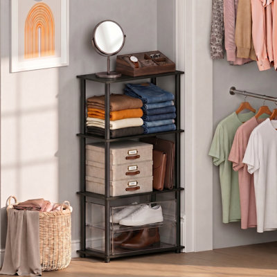 Étagère de rangement à 4 niveaux Malley Toolless