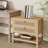Boho Large Rattan Nightstands With 2 Drawers & 1 Shelf -658369059-653891384