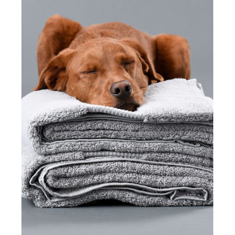 Towel Set, Light Gray