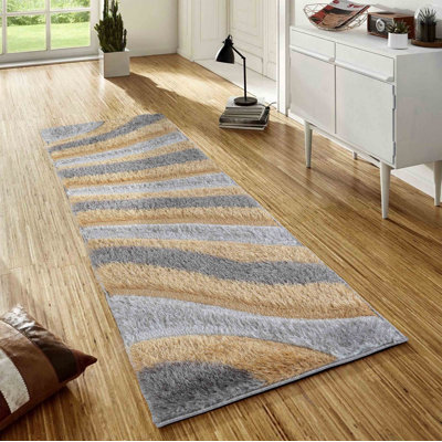 Boise Geometric Shag Area Rug