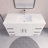 Maplesville 47.24'' Single Bathroom Vanity with Acrylic Top-305287904