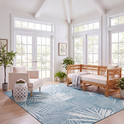 Tapis d'intérieur / extérieur floral Beach House Performance