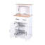 Wooden Kitchen Cabinet Pantry Storage Microwave Cabinet With Storage Drawer