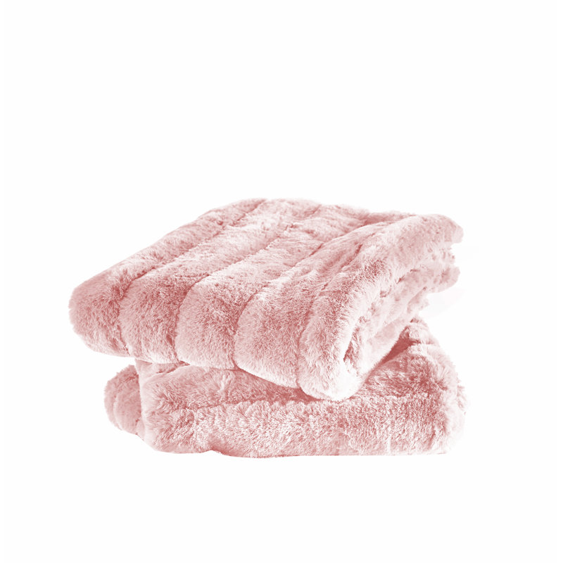 Supermink Square Euro Pillow Cover, Soft Pink