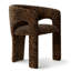 Chaise de bureau rembourrée avec accoudoirs Leopard-130119156