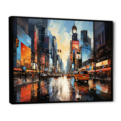 «City Philadelphia Popart II», reproduction d'art sur toile