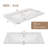 30" Bathroom Vanity With Sink Combo, Multi-Functional Bathroom Cabinet With Doors And Drawer, Solid Frame And MDF Board-106359885