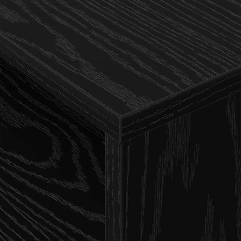 End Table, Black Oak