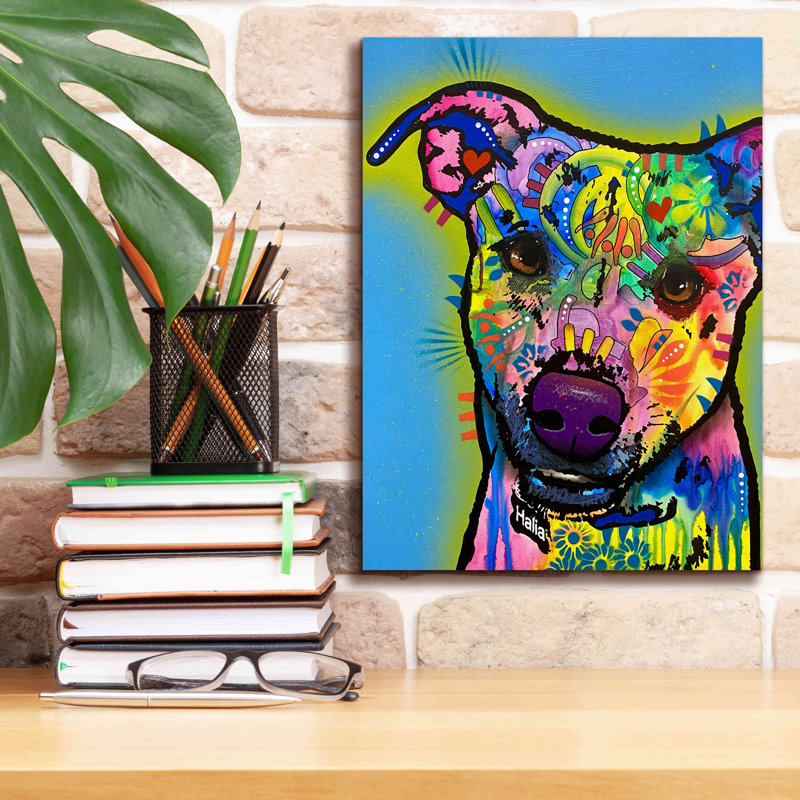 «You Mean The World To Me» par Dean Russo, art mural sur toile, H 16 po x l 12 po x P 0,75 po